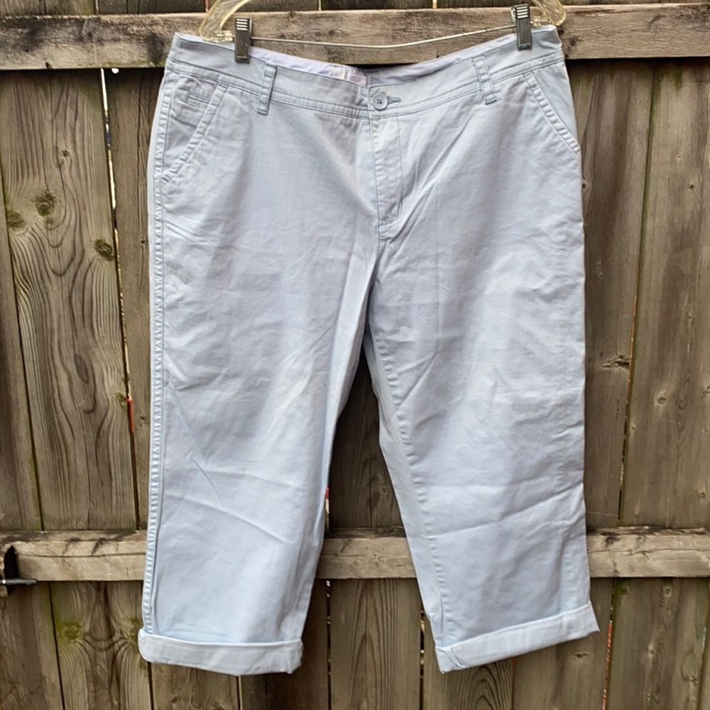St. John’s Bay baby blue crop pants sz. 16